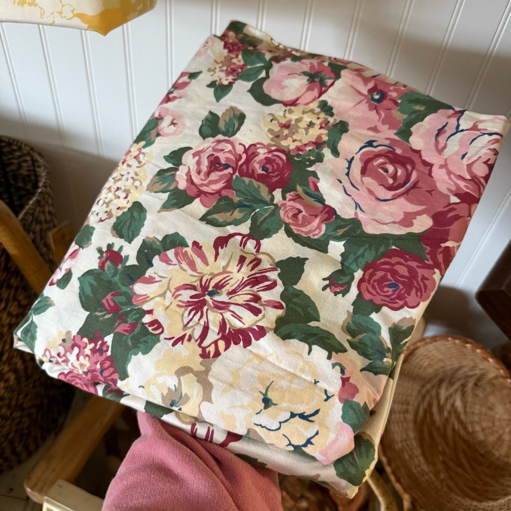 Vintage Floral Patterned CottonFabric
